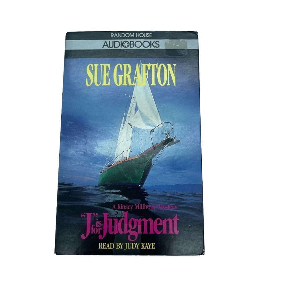 J is for Judgement by Sue Grafton Audio Book Set of 2 Tapes